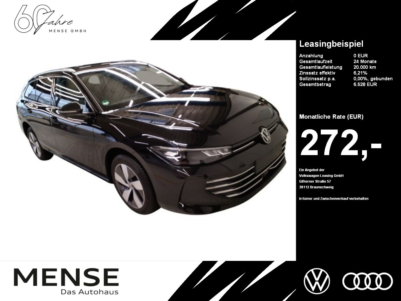 Fahrzeuge PKW autohaus mense Volkswagen Passat Variant 2.0 TDI DSG Business CarPlay ACC