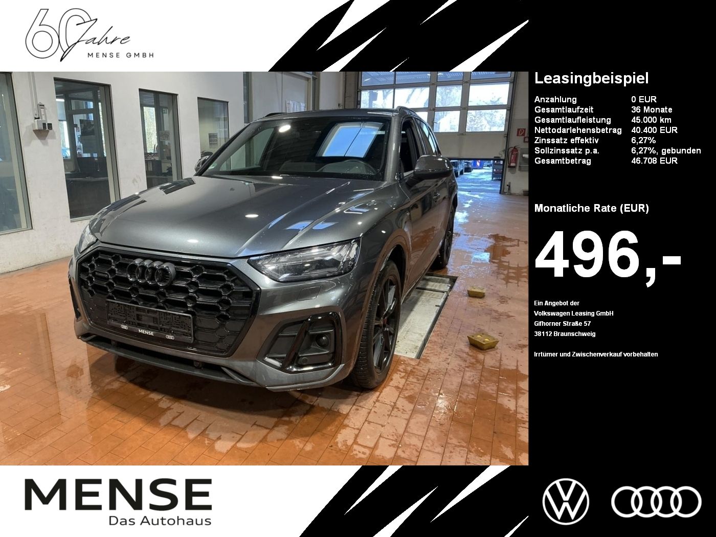 Fahrzeuge PKW autohaus mense Audi Q5 50 TDI quattro tiptronic S line Matrix|AHK