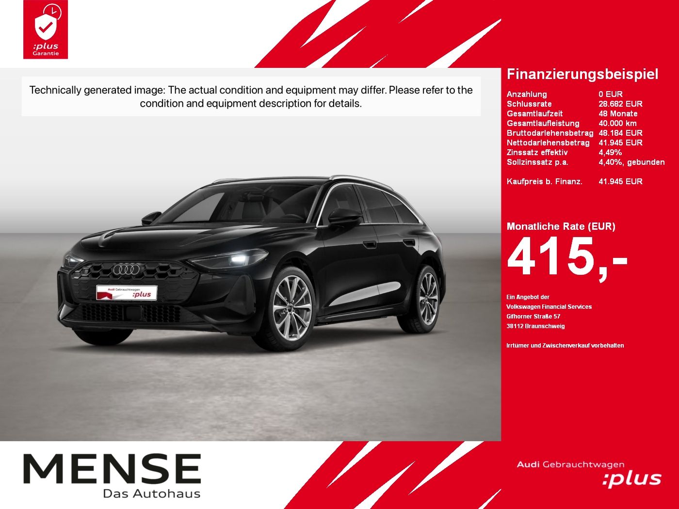Fahrzeugabbildung Audi A5 Avant TFSI quattro 150 kW S tronic AHK ACC LM