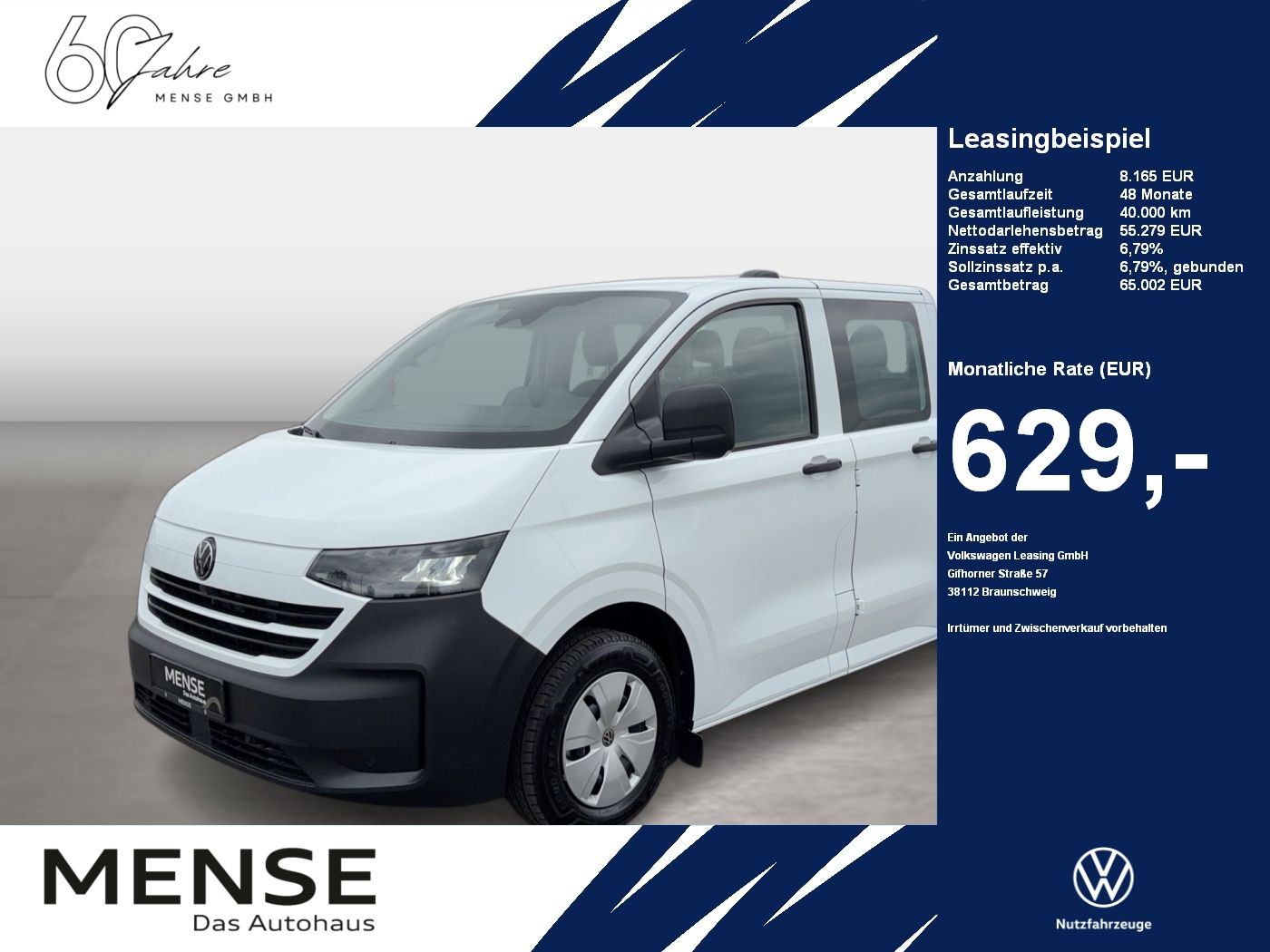 Fahrzeuge Nutzfahrzeuge/Camping autohaus mense Volkswagen NFZ Transporter Pritschenwagen Doppelkabine Moto