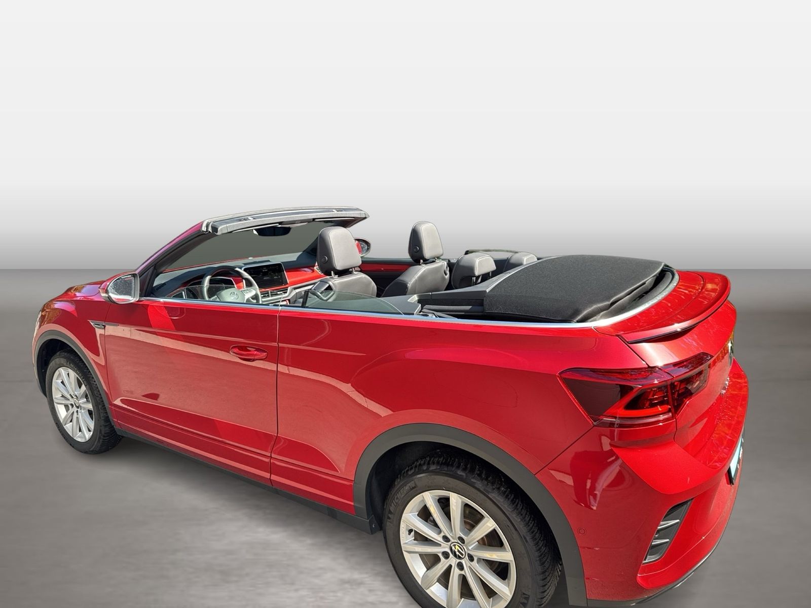 Fahrzeugabbildung Volkswagen T-Roc Cabriolet 1.5 TSI R-Line IQ.Light Matrix - mit KI generiert/bearbeitet