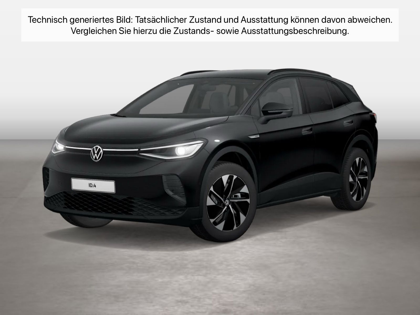 Fahrzeug autohaus mense Fahrzeugabbildung Volkswagen ID.4 Pro Performance IQ.Light Matrix CarPlay AHK - mit KI generiert/bearbeitet
