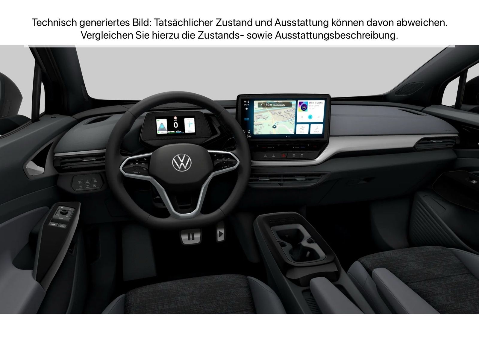 Fahrzeug autohaus mense Fahrzeugabbildung Volkswagen ID.4 Pro Performance IQ.Light Matrix CarPlay AHK - mit KI generiert/bearbeitet