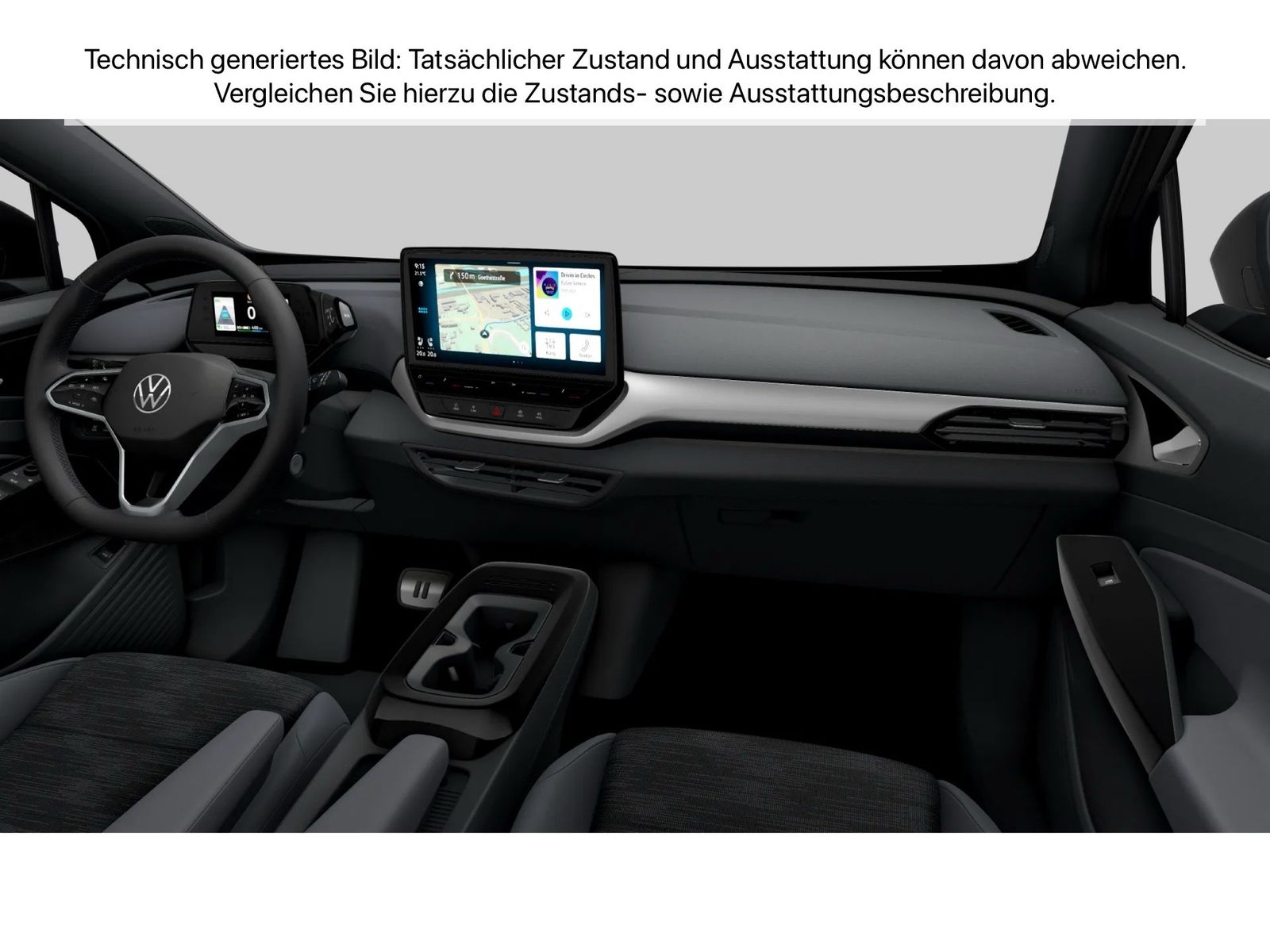 Fahrzeug autohaus mense Fahrzeugabbildung Volkswagen ID.4 Pro Performance IQ.Light Matrix CarPlay AHK - mit KI generiert/bearbeitet