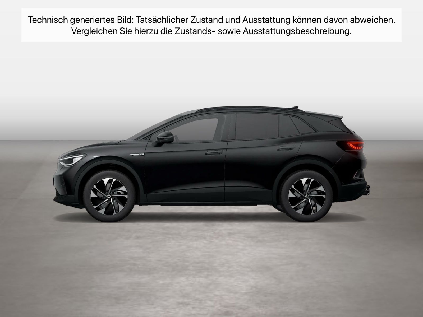 Fahrzeug autohaus mense Fahrzeugabbildung Volkswagen ID.4 Pro Performance IQ.Light Matrix CarPlay AHK - mit KI generiert/bearbeitet
