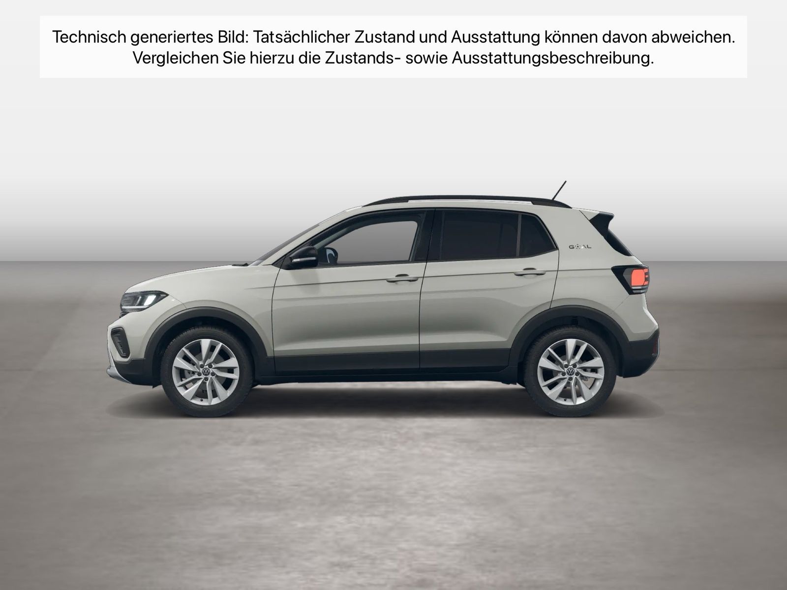 Fahrzeug autohaus mense Fahrzeugabbildung Volkswagen T-Cross 1.0 TSI Goal CarPlay ACC LED VirtualCP - mit KI generiert/bearbeitet