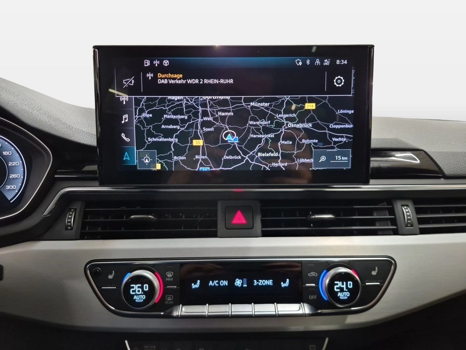 Fahrzeug autohaus mense Fahrzeugabbildung Audi A4 Avant 40 TDI quattro S tronic S line Matrix P - mit KI generiert/bearbeitet