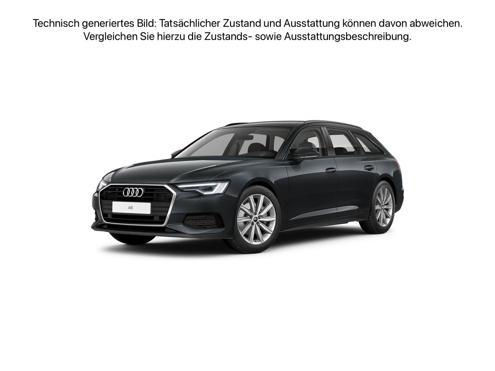 Fahrzeug autohaus mense Fahrzeugabbildung Audi A6 Avant 45 TDI quattro S tronic Matrix AHK Pano - mit KI generiert/bearbeitet