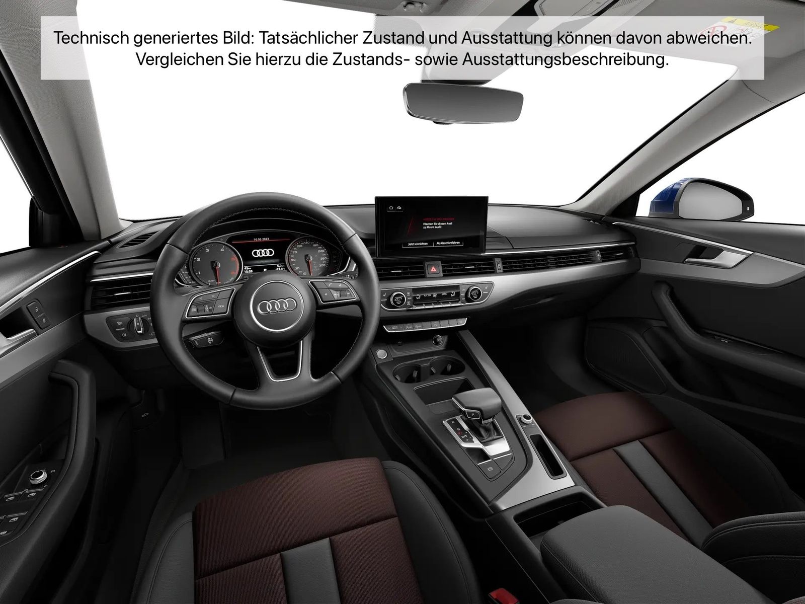 Fahrzeugabbildung Audi A4 Limousine 40 TDI S tronic S line Navi DynLich - mit KI generiert/bearbeitet
