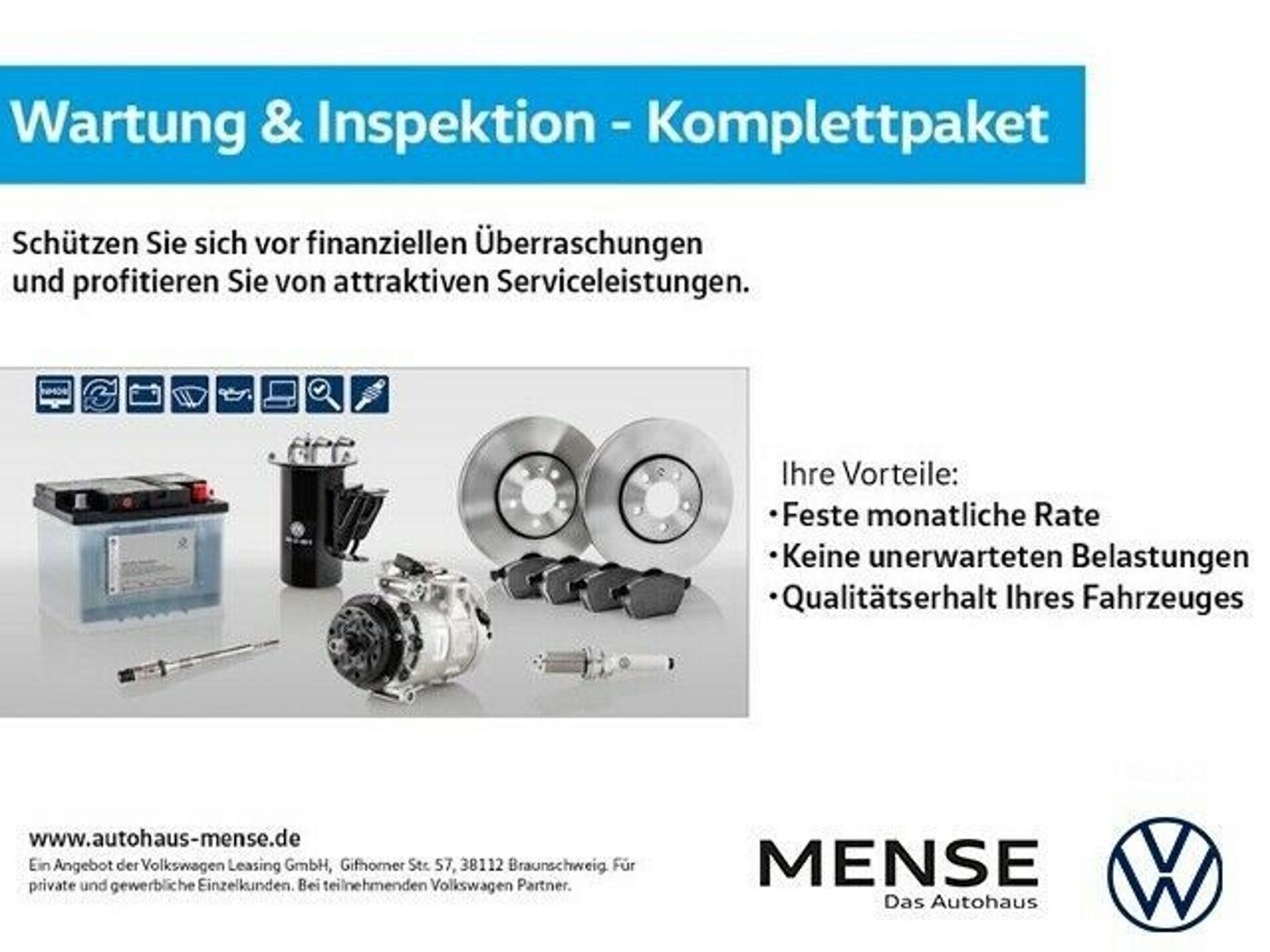 Fahrzeug autohaus mense Fahrzeugabbildung Volkswagen Golf VII Variant 1.4 TSI Highline ACC LED Massag
