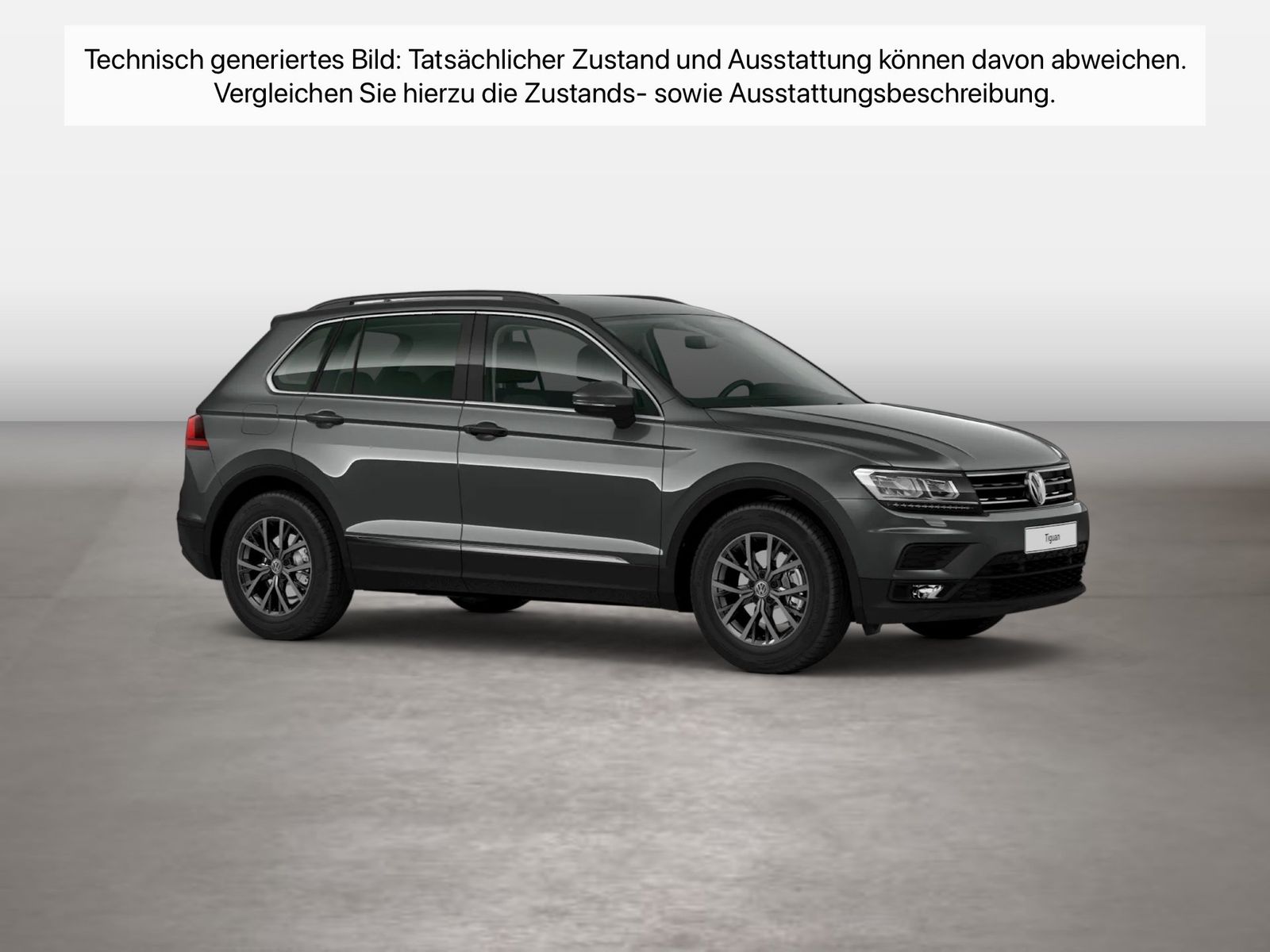 Fahrzeugabbildung Volkswagen Tiguan 1.4 TSI Comfortline AHK ACC LED Navi PDC - mit KI generiert/bearbeitet