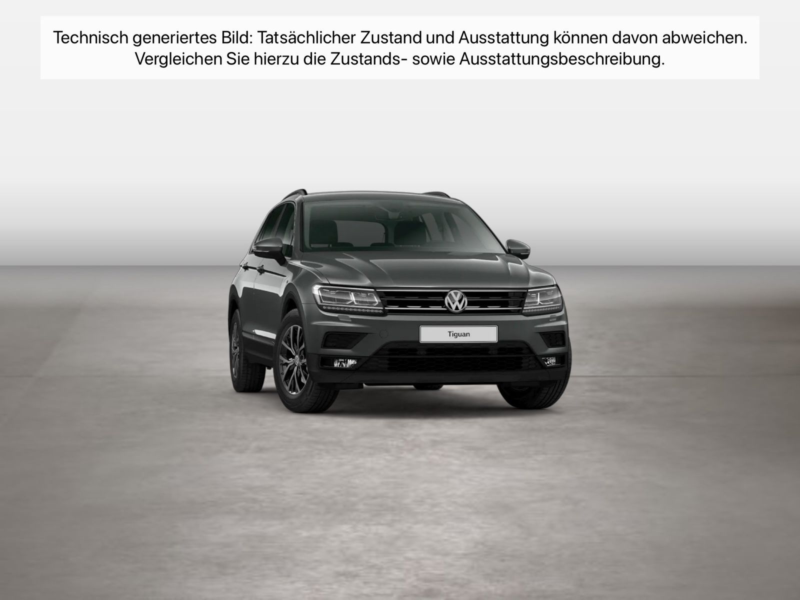 Fahrzeugabbildung Volkswagen Tiguan 1.4 TSI Comfortline AHK ACC LED Navi PDC - mit KI generiert/bearbeitet