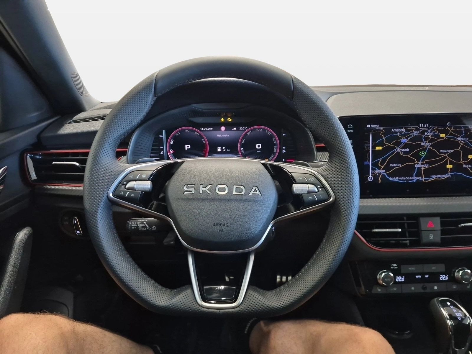 Fahrzeug autohaus mense Fahrzeugabbildung SKODA Kamiq 1.5 TSI Monte Carlo Matrix Pano SD LED PDC - mit KI generiert/bearbeitet