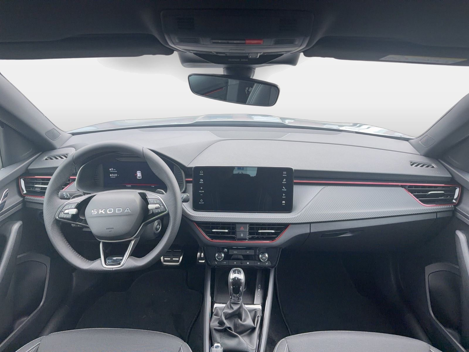 Fahrzeug autohaus mense Fahrzeugabbildung SKODA Kamiq 1.5 TSI Monte Carlo Matrix AHK Pano SD ACC - mit KI generiert/bearbeitet