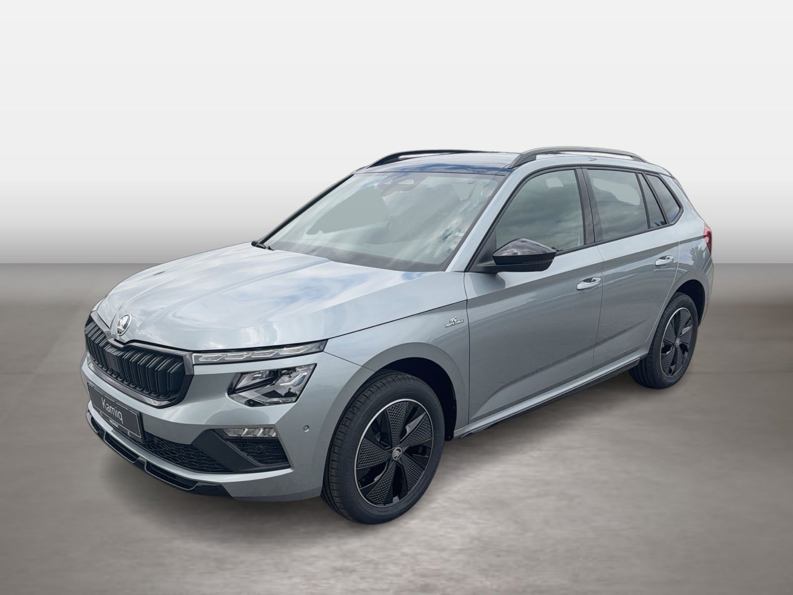 Fahrzeug autohaus mense Fahrzeugabbildung SKODA Kamiq 1.5 TSI Monte Carlo Matrix AHK Pano SD ACC - mit KI generiert/bearbeitet