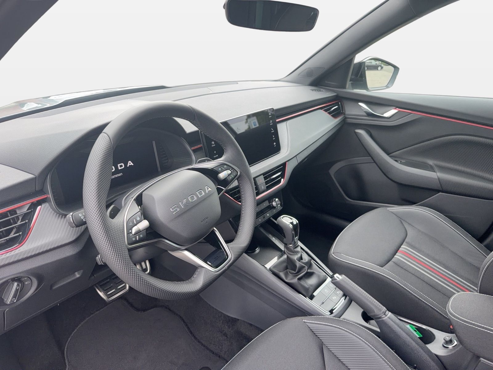 Fahrzeug autohaus mense Fahrzeugabbildung SKODA Kamiq 1.5 TSI Monte Carlo Matrix AHK Pano SD ACC - mit KI generiert/bearbeitet