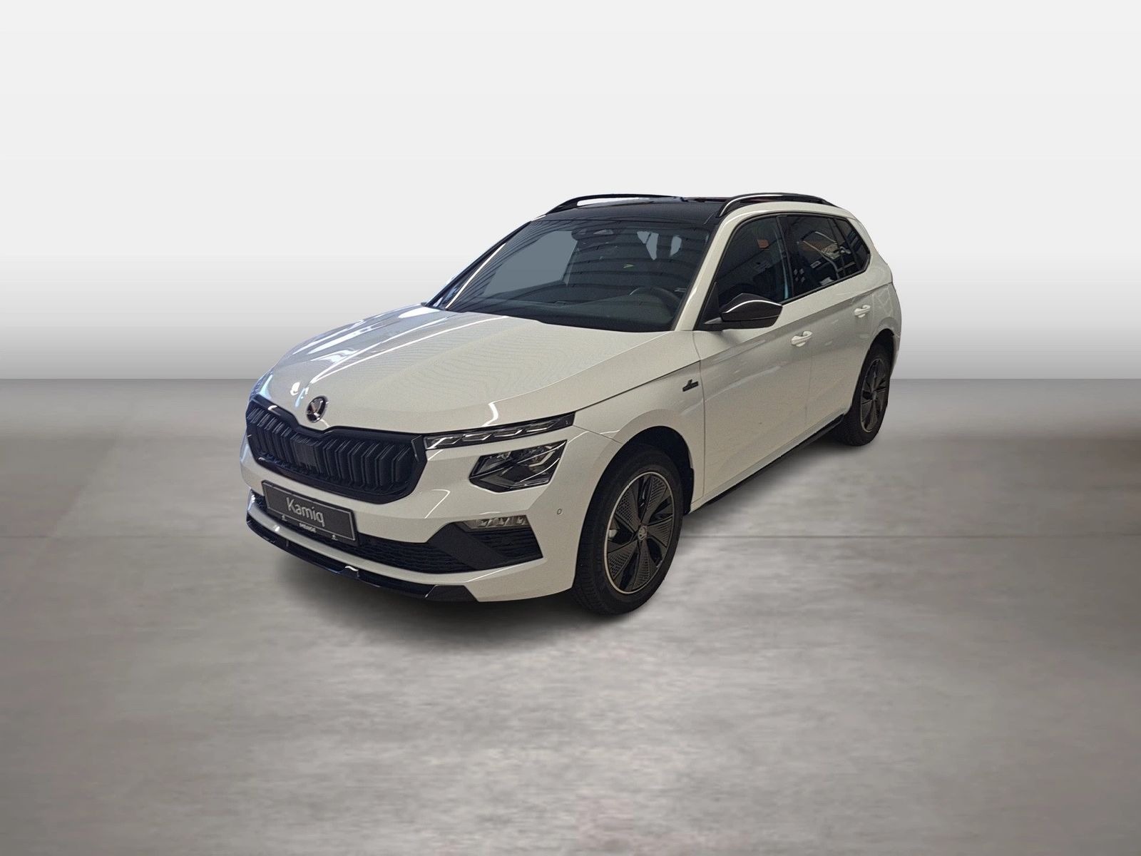 Fahrzeugabbildung SKODA Kamiq 1.5 TSI Monte Carlo Matrix AHK Pano SD ACC - mit KI generiert/bearbeitet