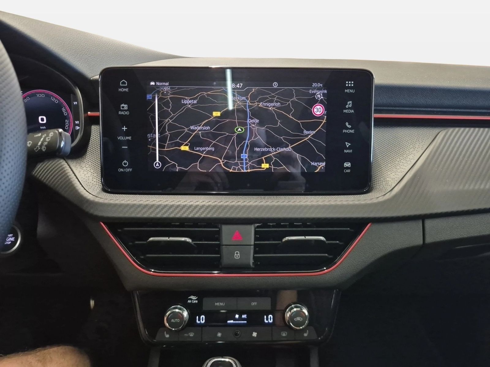 Fahrzeug autohaus mense Fahrzeugabbildung SKODA Kamiq 1.5 TSI Monte Carlo Matrix AHK Pano SD ACC