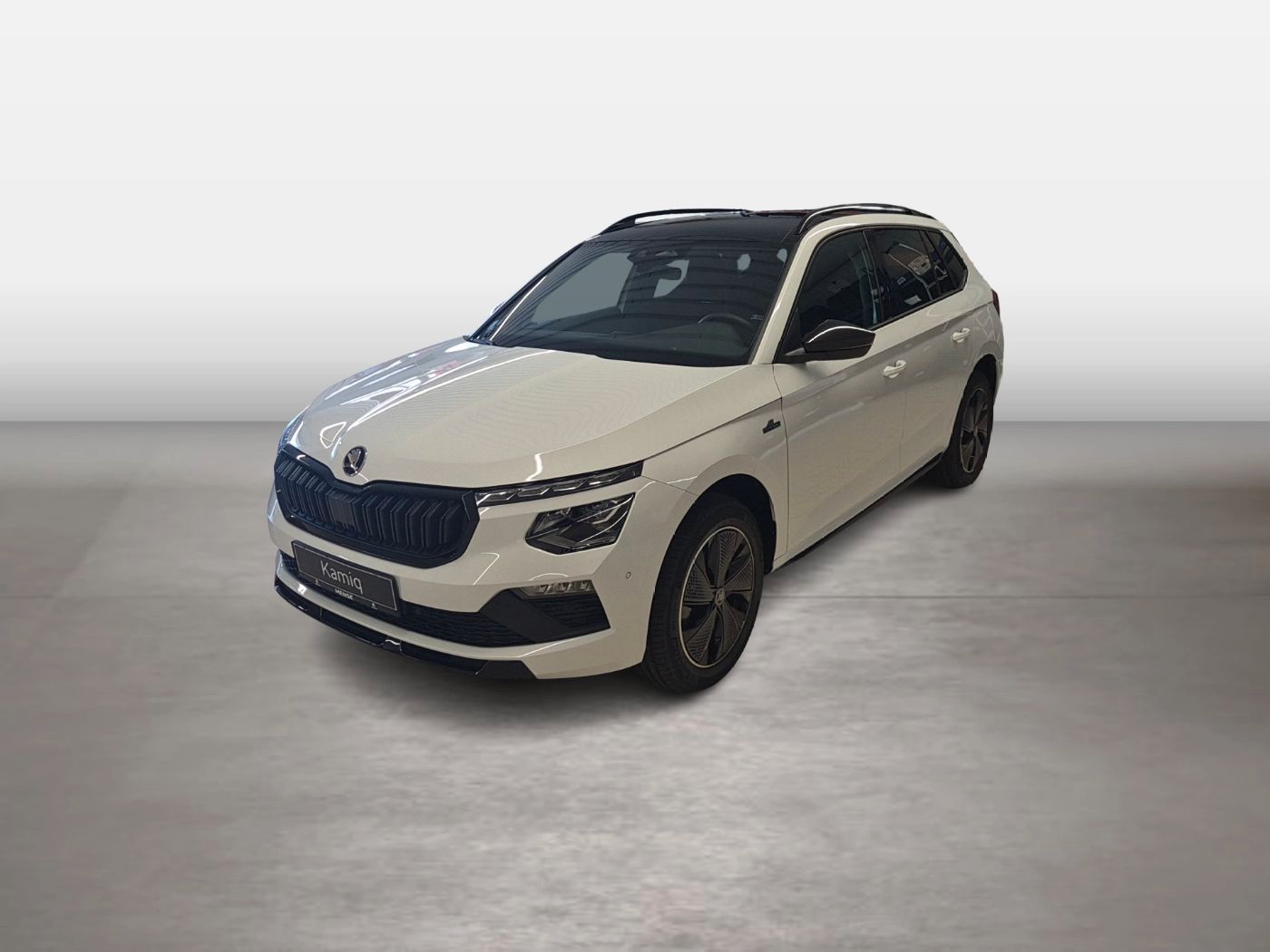 Fahrzeugabbildung SKODA Kamiq 1.5 TSI Monte Carlo Matrix AHK Pano SD ACC - mit KI generiert/bearbeitet