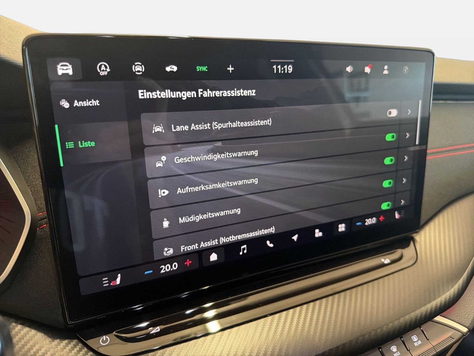 Fahrzeugabbildung SKODA Octavia Combi 2.0 TSI W RS Matrix AHK ACC LED