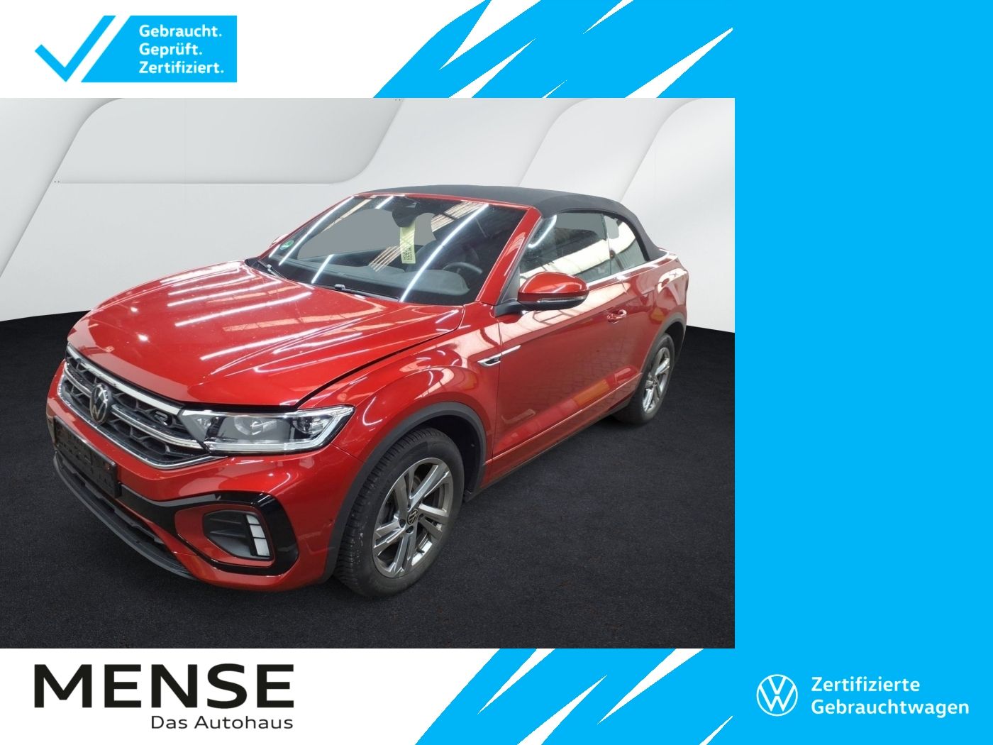 Fahrzeuge PKW autohaus mense Volkswagen T-Roc Cabriolet 1.5 TSI DSG R-Line CarPlay AHK