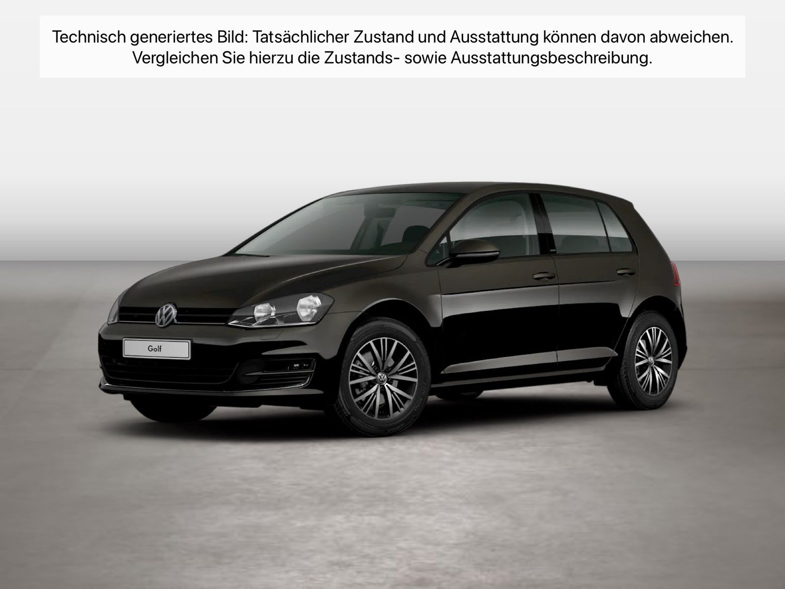 Fahrzeug autohaus mense Fahrzeugabbildung Volkswagen Golf VII 1.2 TSI Comfortline Navi Fernlichtass. - mit KI generiert/bearbeitet