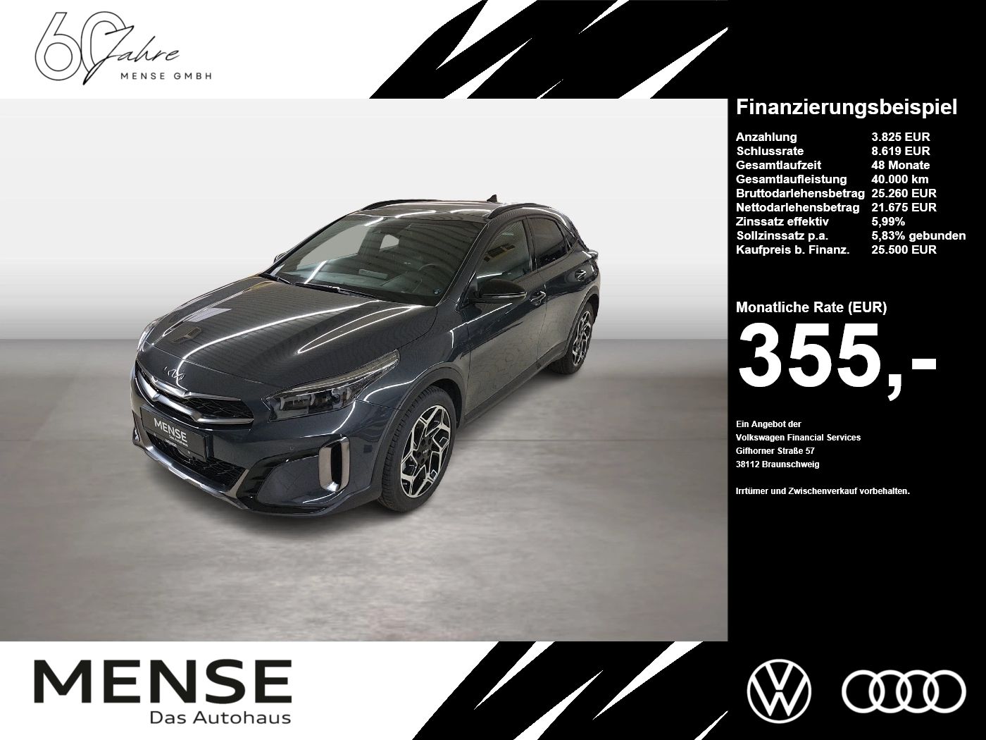 Fahrzeugabbildung Kia X-cee'd GT Line 1.5 T-GDI 118kW 7-Gang-Automatik - mit KI generiert/bearbeitet