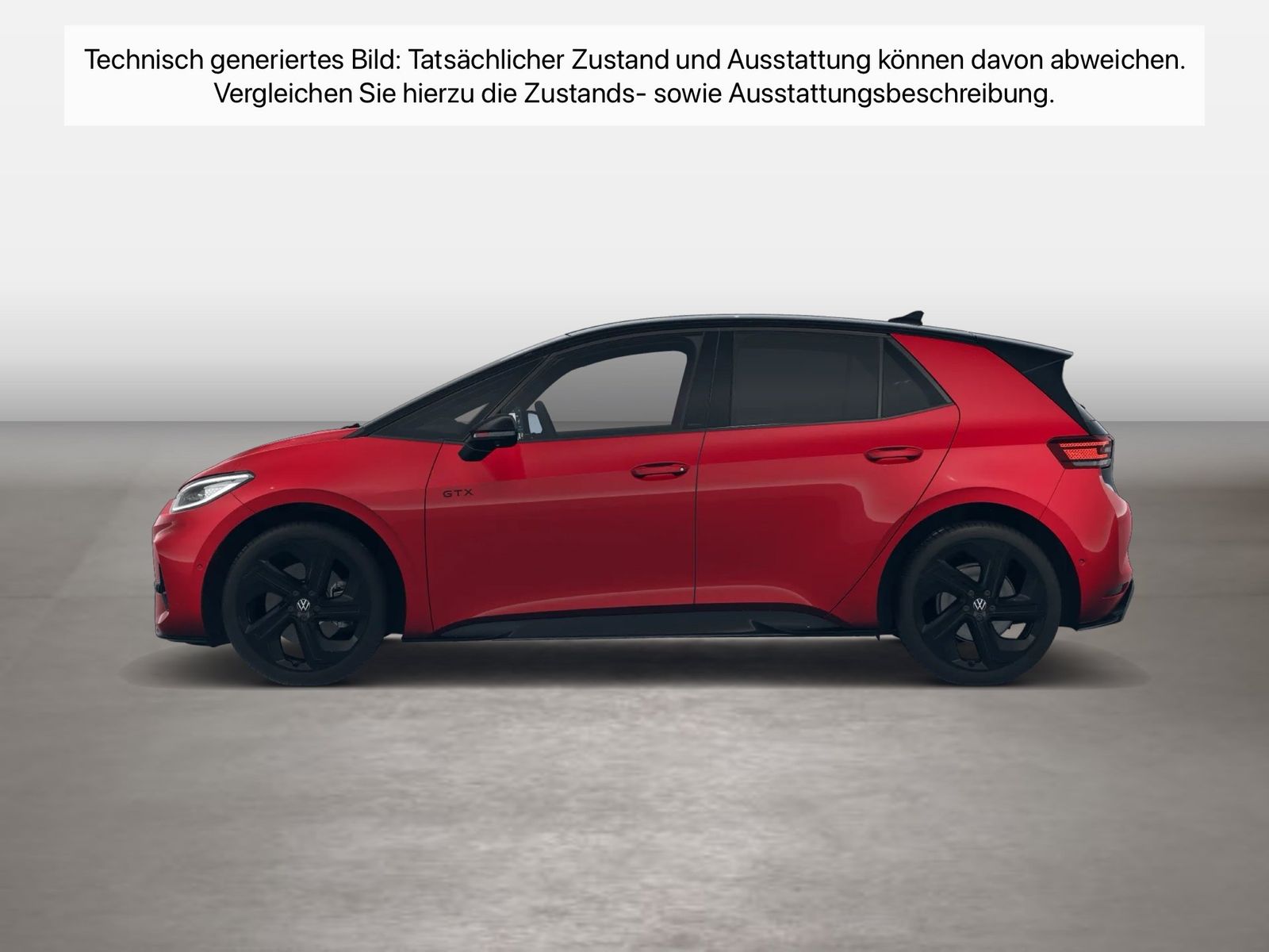 Fahrzeugabbildung Volkswagen ID.3 GTX electric IQ.Light Matrix CarPlay HUD AC - mit KI generiert/bearbeitet