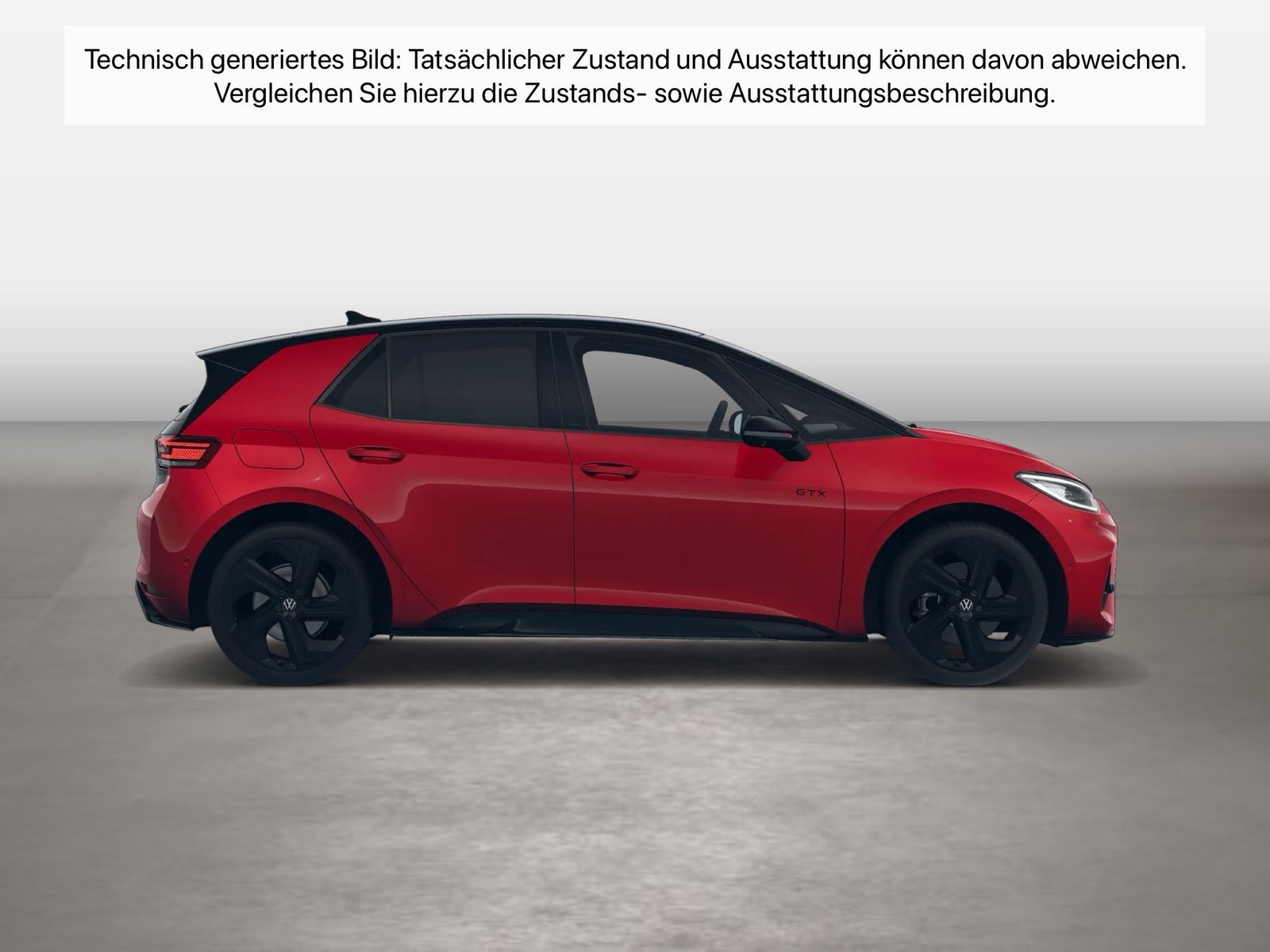 Fahrzeugabbildung Volkswagen ID.3 GTX electric IQ.Light Matrix CarPlay HUD AC - mit KI generiert/bearbeitet
