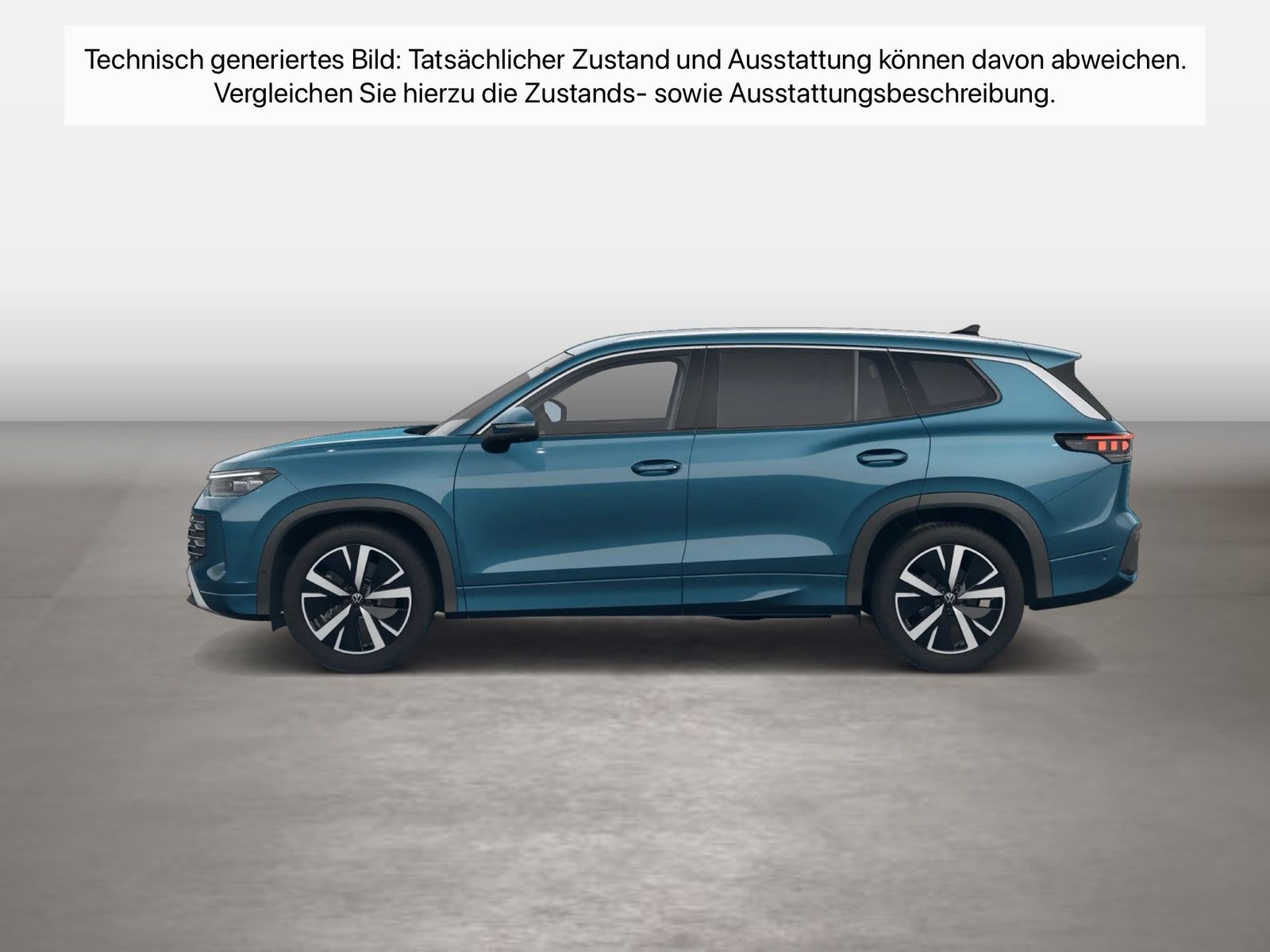 Fahrzeugabbildung Volkswagen Tayron 2.0 TDI DSG Elegance CarPlay HUD Standhzg - mit KI generiert/bearbeitet