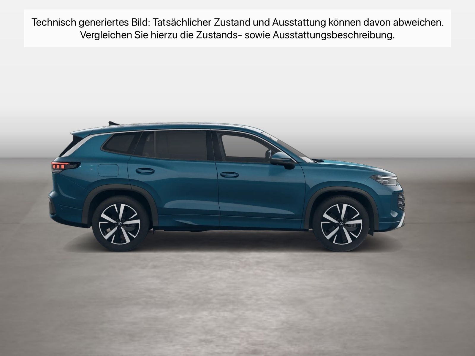 Fahrzeugabbildung Volkswagen Tayron 2.0 TDI DSG Elegance CarPlay HUD Standhzg - mit KI generiert/bearbeitet