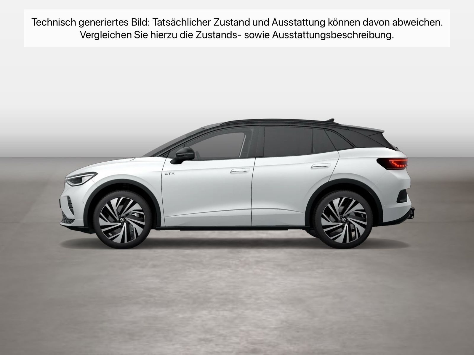 Fahrzeug autohaus mense Fahrzeugabbildung Volkswagen ID.4 GTX 4MOTION IQ.Light Matrix CarPlay AHK HUD - mit KI generiert/bearbeitet