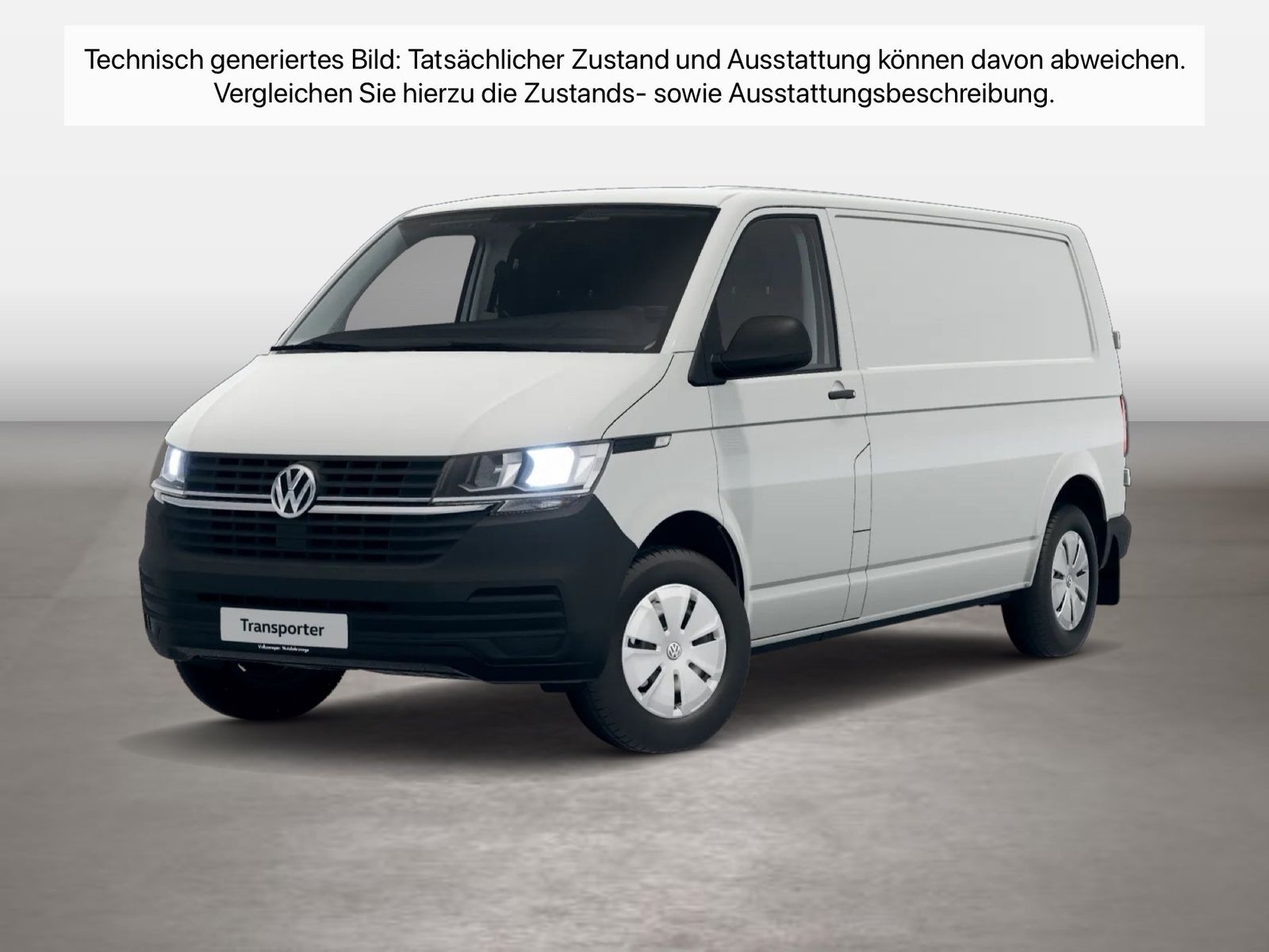 Fahrzeug autohaus mense Fahrzeugabbildung Volkswagen T6.1 Transporter Kasten 2.0 TDI 81kW LR KlimaA - mit KI generiert/bearbeitet