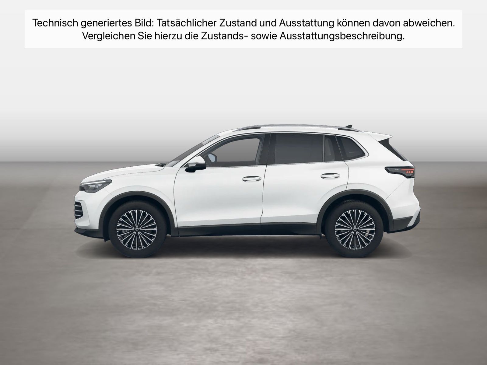 Fahrzeugabbildung Volkswagen Tiguan 2.0TDI DSG Elegance CarPlay AHK HUD ACC - mit KI generiert/bearbeitet