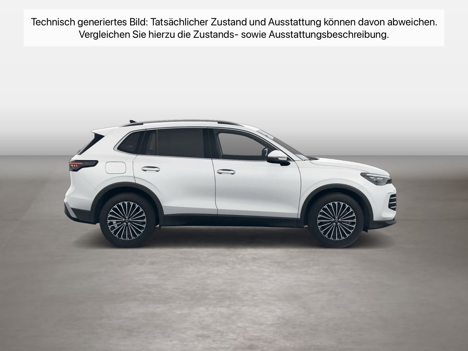 Fahrzeugabbildung Volkswagen Tiguan 2.0TDI DSG Elegance CarPlay AHK HUD ACC - mit KI generiert/bearbeitet