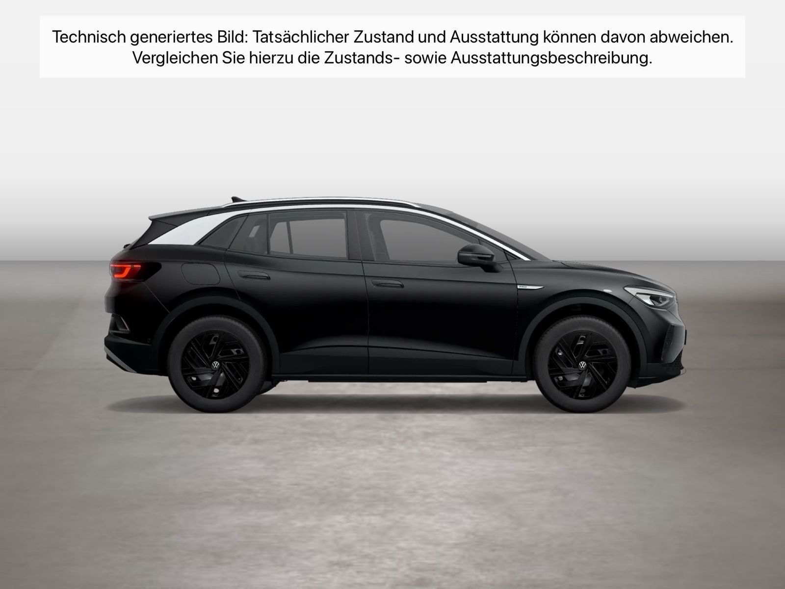 Fahrzeug autohaus mense Fahrzeugabbildung Volkswagen ID.4 Pro Performance Matrix CarPlay ACC LED Navi - mit KI generiert/bearbeitet