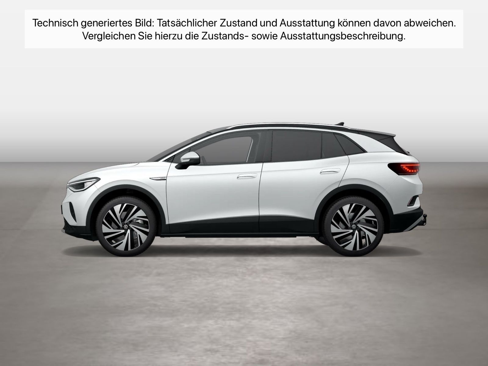 Fahrzeug autohaus mense Fahrzeugabbildung Volkswagen ID.4 Pro Performance IQ.Light Matrix CarPlay AHK - mit KI generiert/bearbeitet
