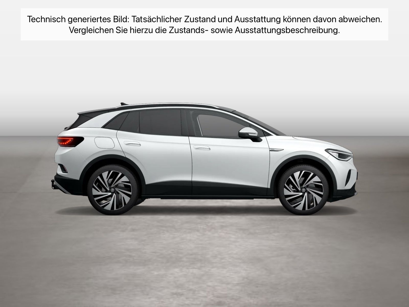 Fahrzeug autohaus mense Fahrzeugabbildung Volkswagen ID.4 Pro Performance IQ.Light Matrix CarPlay AHK - mit KI generiert/bearbeitet