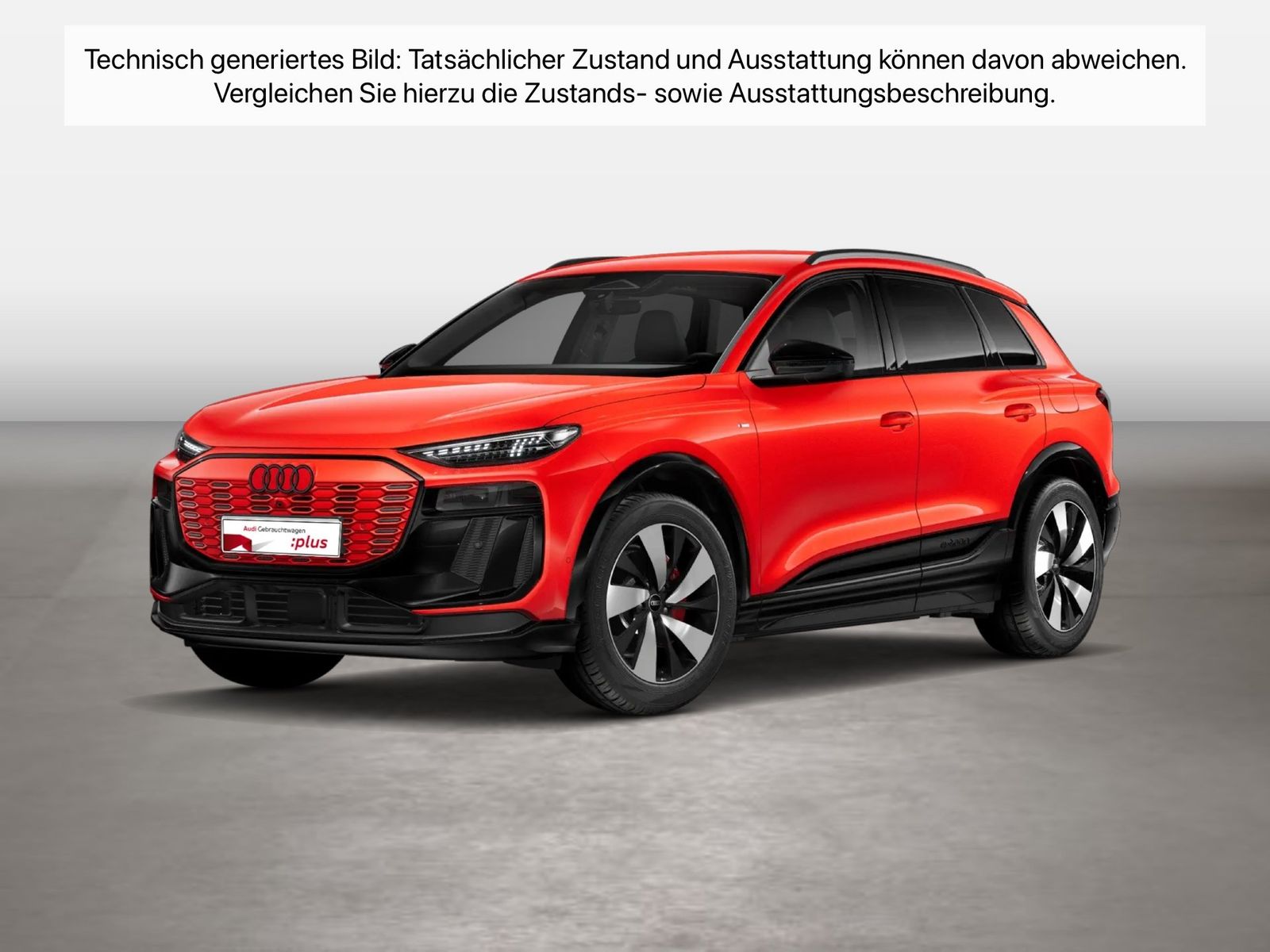 Fahrzeugabbildung Audi Q6 e-tron performance S-Line B&O AHK HUD Luft LM