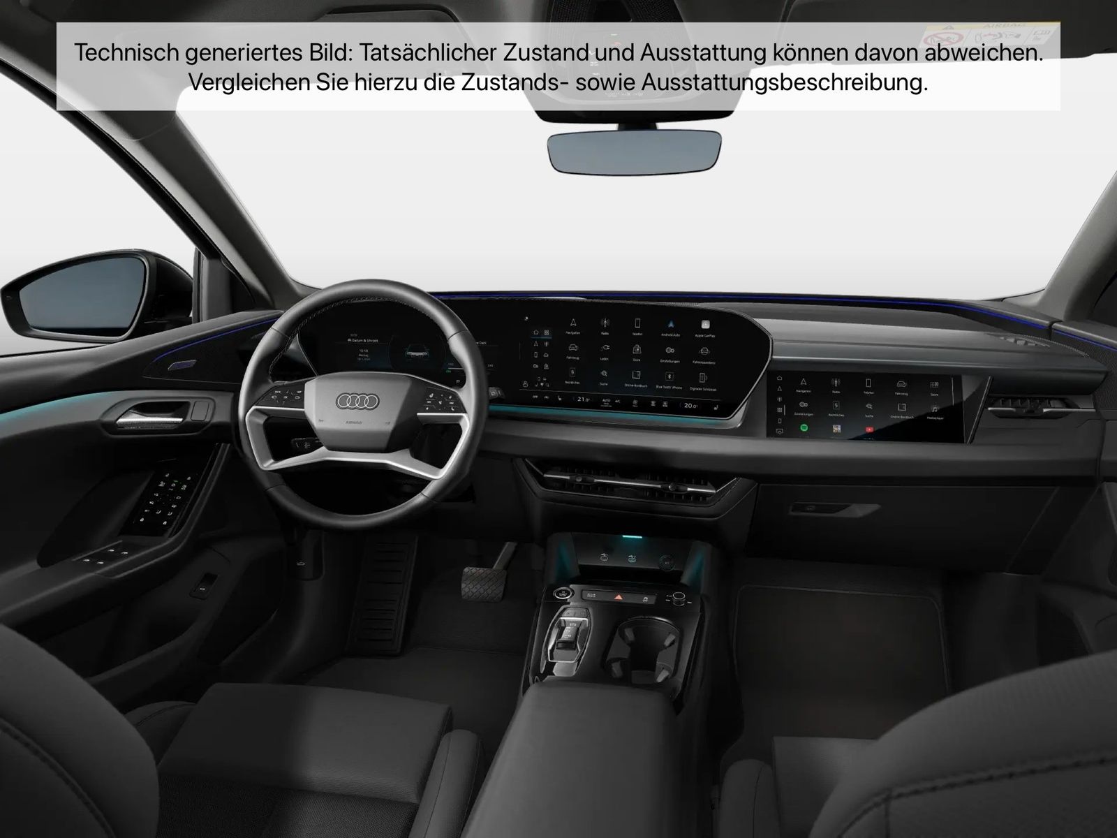 Fahrzeugabbildung Audi Q6 e-tron performance S-Line B&O AHK HUD Luft LM