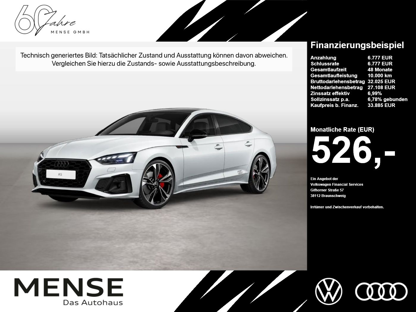 Fahrzeuge PKW autohaus mense Audi A5 Sportback 40 TDI S tronic S line business ACC
