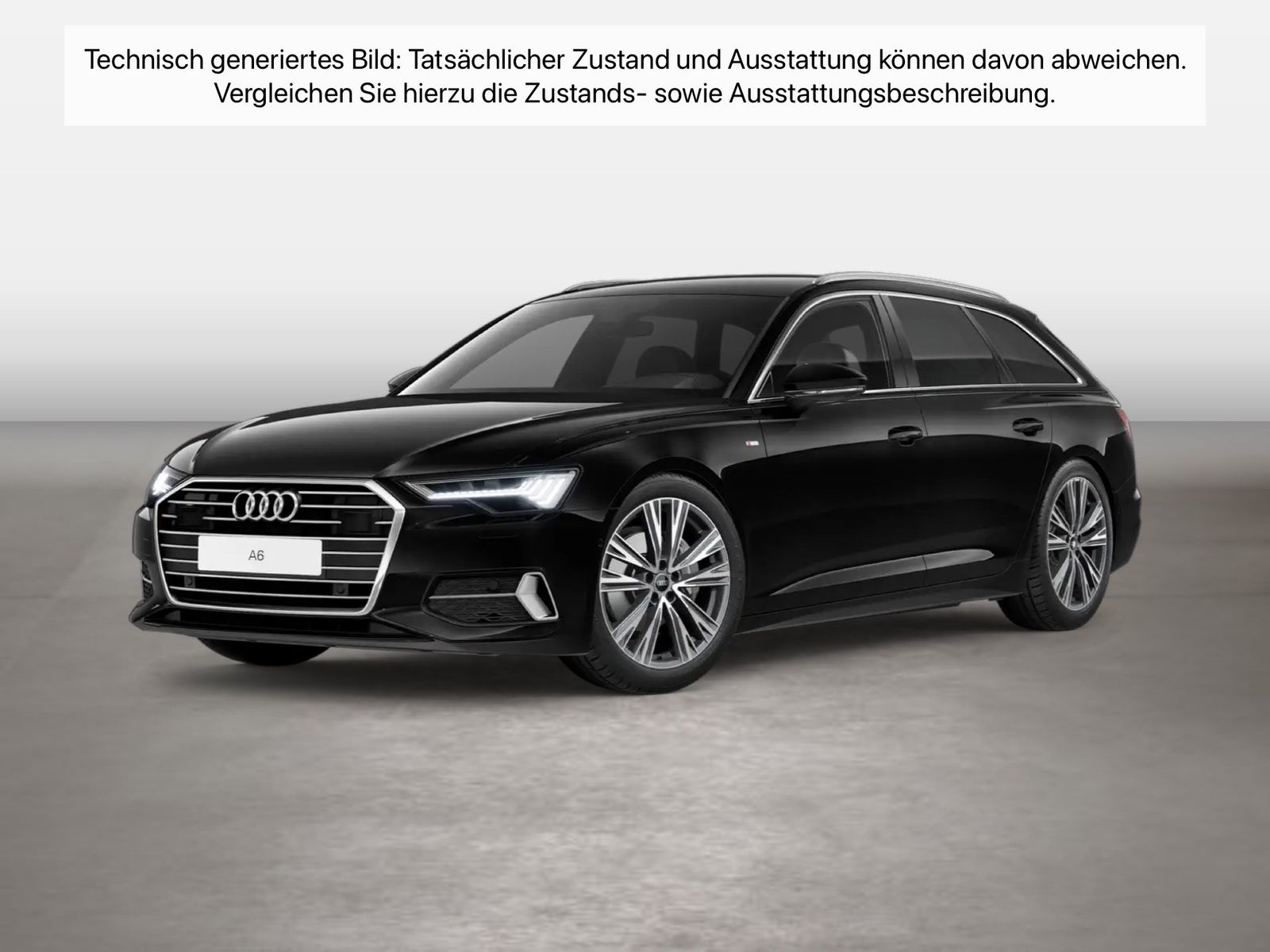 Fahrzeug autohaus mense Fahrzeugabbildung Audi A6 Avant 40 TDI S tronic sport Matrix AHK ACC LM - mit KI generiert/bearbeitet