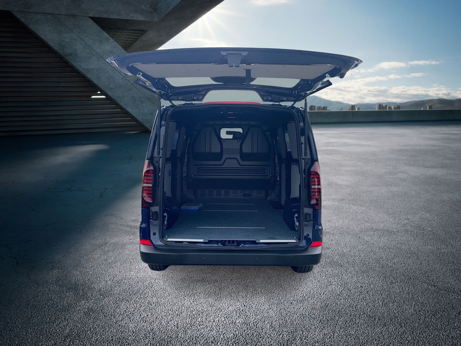 Fahrzeugabbildung Volkswagen NFZ Transporter Kasten Motor: 2.0 l TDI 110 kW G - mit KI generiert/bearbeitet