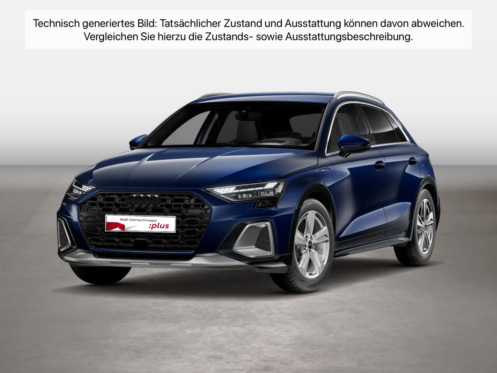Fahrzeug autohaus mense Fahrzeugabbildung Audi A3 allstreet 40 TFSI e S tronic Sonos AHK HUD LM - mit KI generiert/bearbeitet