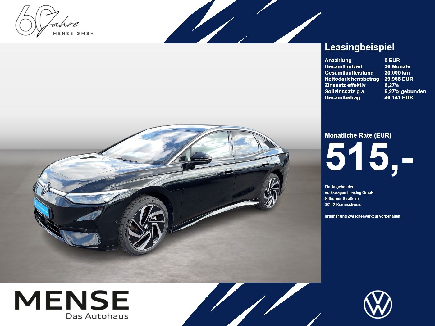 Fahrzeuge Nutzfahrzeuge/Camping autohaus mense Volkswagen ID.7 Pro IQ.Light|Matrix|CarPlay|h/k|HUD|4xSHZG