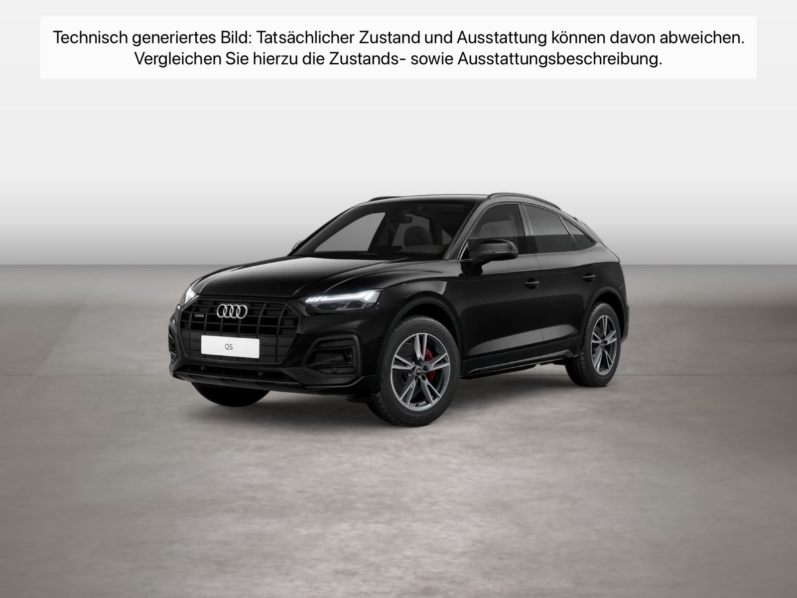 Fahrzeug autohaus mense Fahrzeugabbildung Audi Q5 Sportback 40 TDI quattro S tronic advanced LM - mit KI generiert/bearbeitet