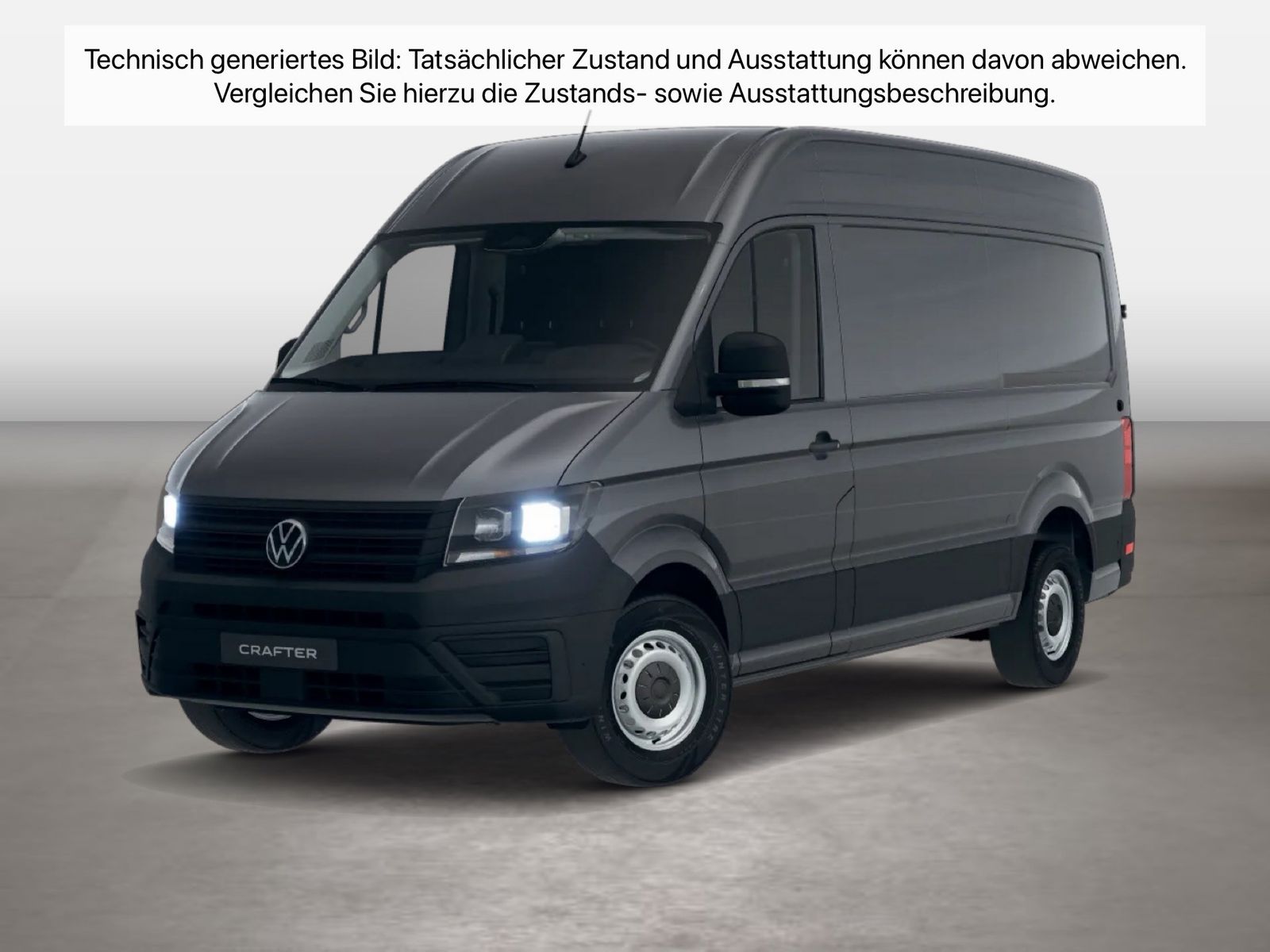 Fahrzeug autohaus mense Fahrzeugabbildung Volkswagen Crafter Kasten mittlerer Radstand Crafter 35 KAS - mit KI generiert/bearbeitet