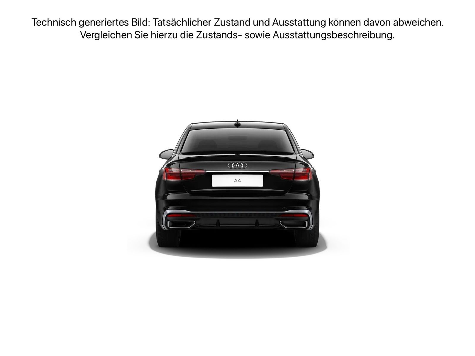 Fahrzeugabbildung Audi A4 Limousine 40 TFSI S tronic S line Navi Kamera - mit KI generiert/bearbeitet