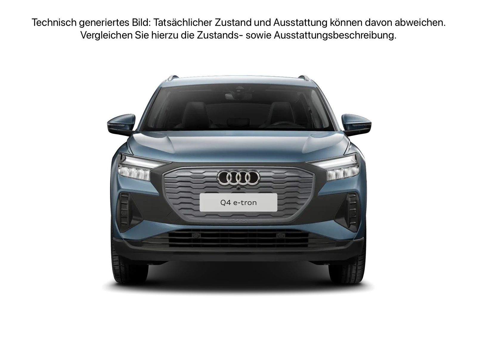 Fahrzeugabbildung Audi Q4 e-tron 45 quattro AHK Standhzg ACC LED Navi - mit KI generiert/bearbeitet