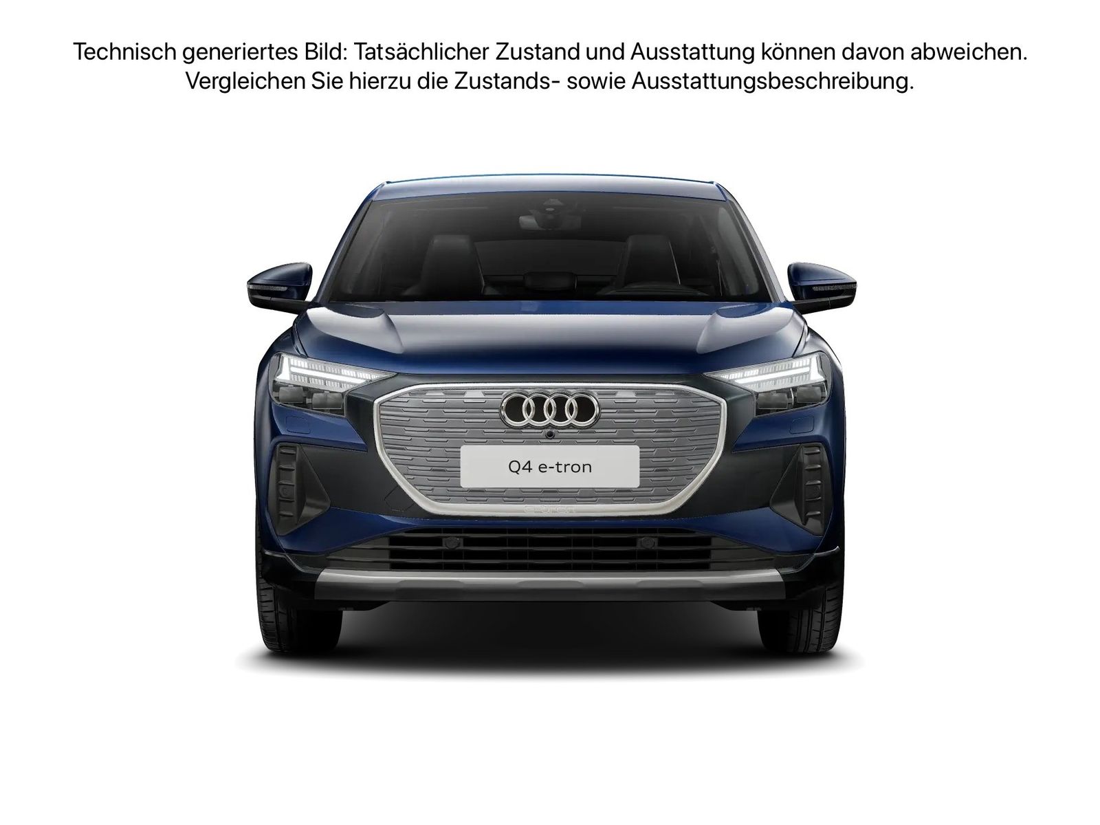 Fahrzeugabbildung Audi Q4 Sportback e-tron 50 quattro S line Matrix HUD - mit KI generiert/bearbeitet